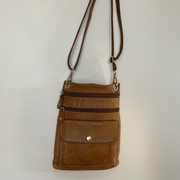 Gorgeous Authentic leather Roots Crossbody Urban Tribe pouch - Picture 3 of 3